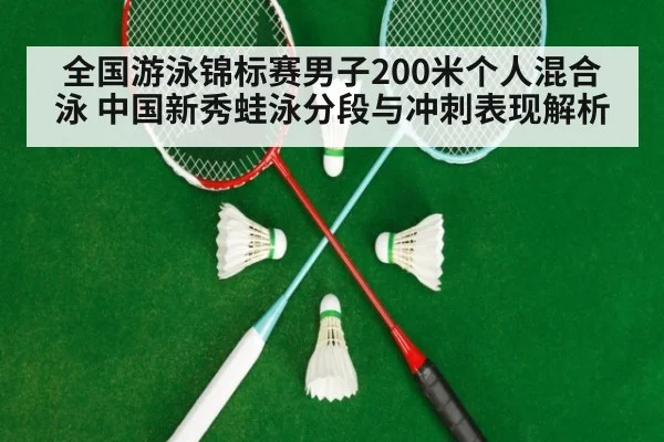 全国游泳锦标赛男子200米个人混合泳 中国新秀蛙泳分段与冲刺表现解析